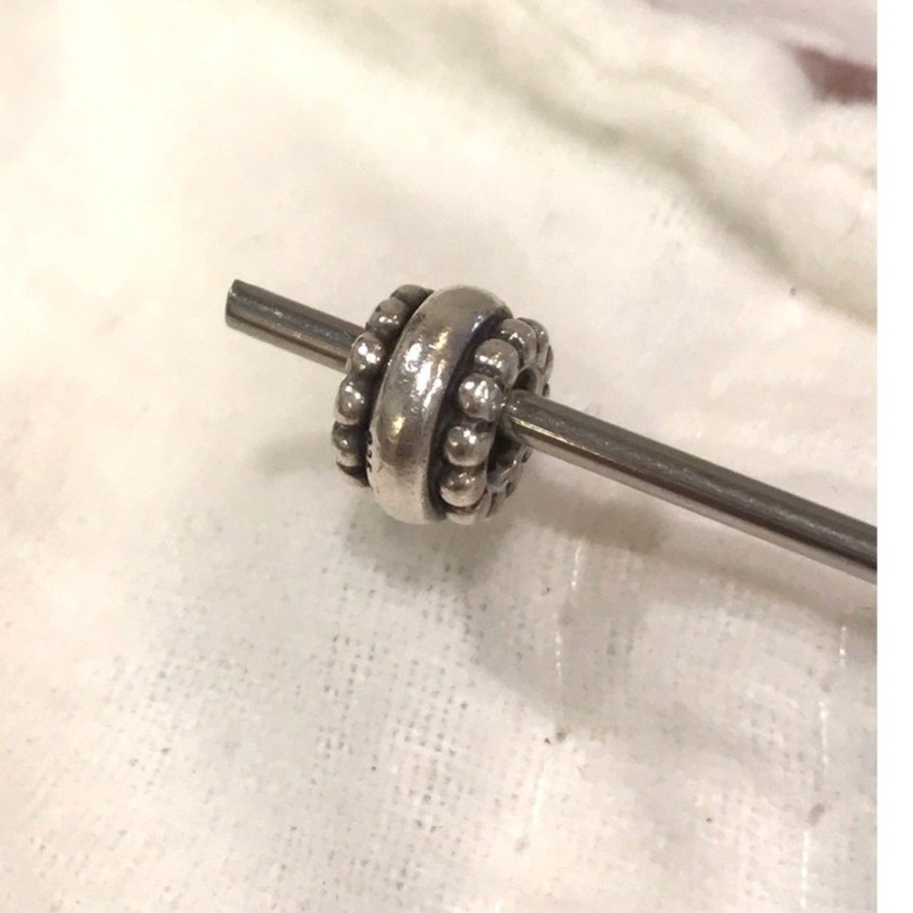 Pandora Spacer Bead Silver -set of 2